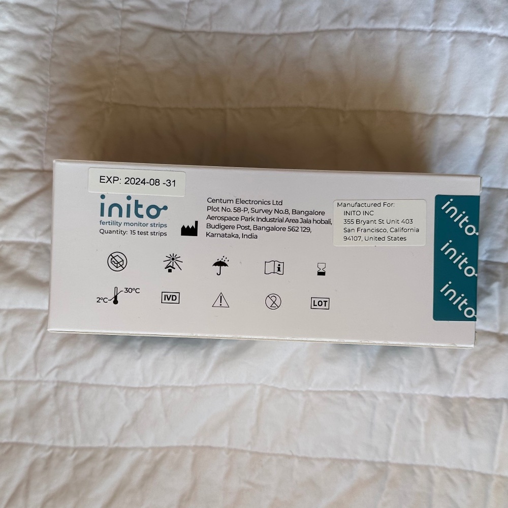Unopened Inito Fertility Test Strips 8/2024